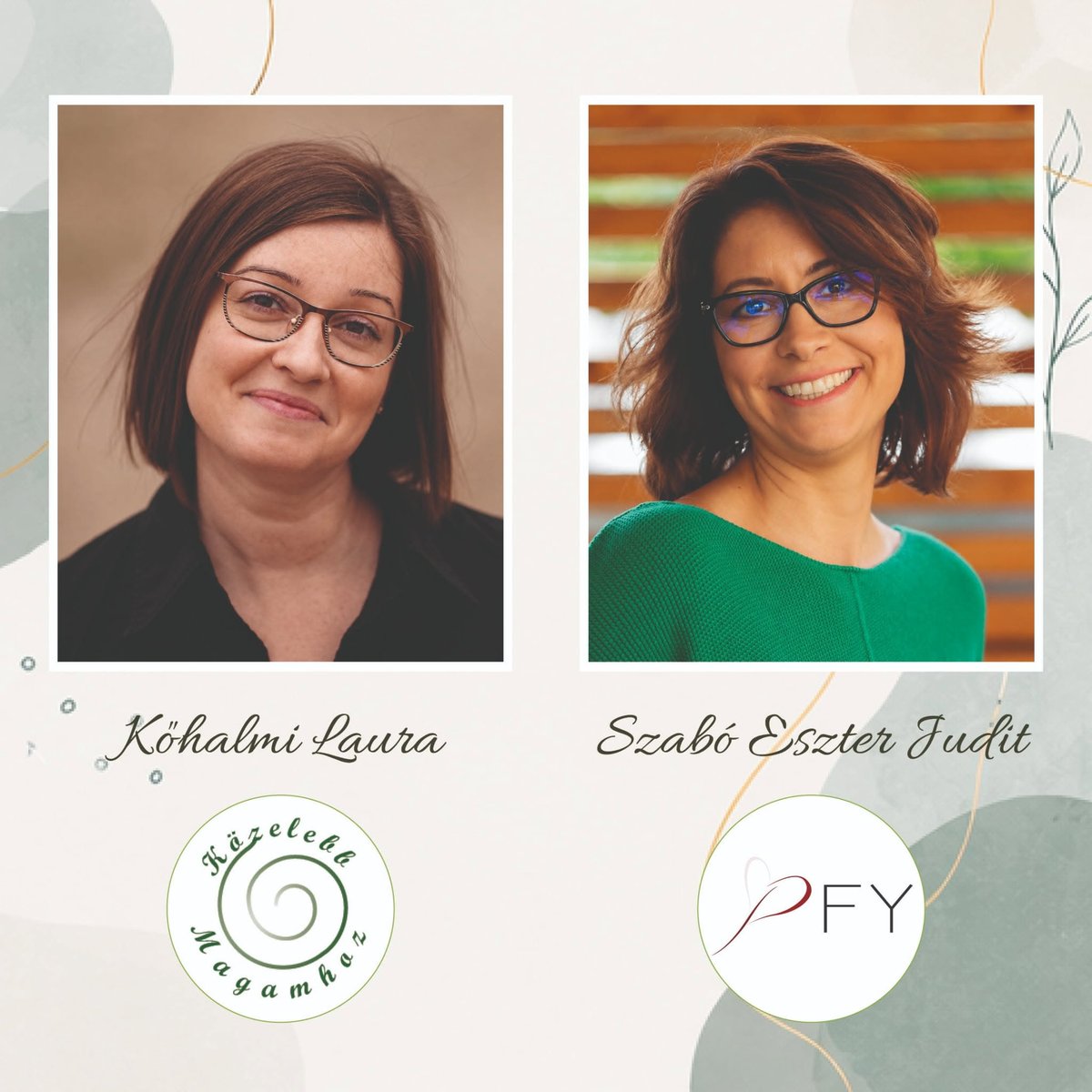 Kőhalmi Laura és Szabó Eszter Judit, a rendezvény főszervezői